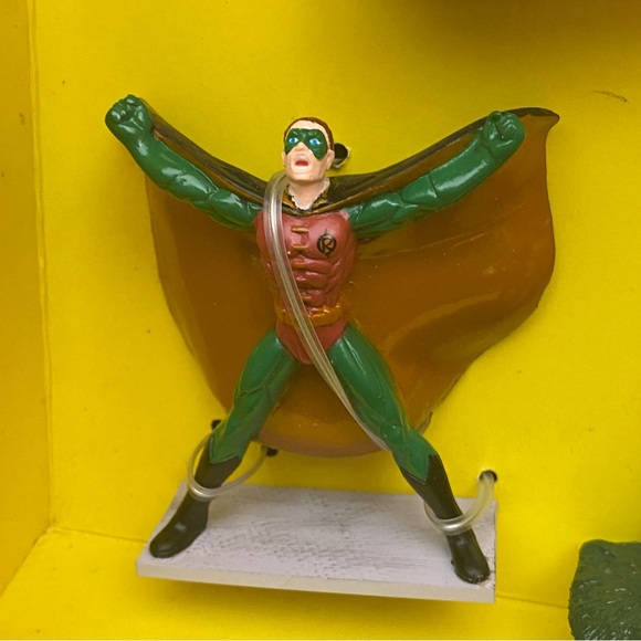 1995 Batman Forever Set of 6 Figures Batman Robin Two-Face Riddler Open Box - Picture 7 of 16